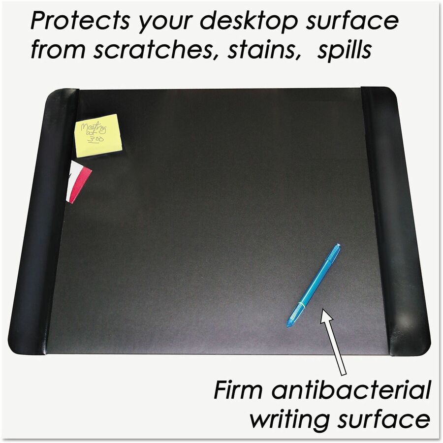 Rectangular - 24" Width x 19" Depth - Foam Backing - Vinyl - Black