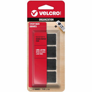 0.87" Length x 0.87" Width - Black - For Wall, Glass, Tile, Plastic, Metal, Indoor, Outdoor, Home, Office, School, Smooth Surface - 1 Pack