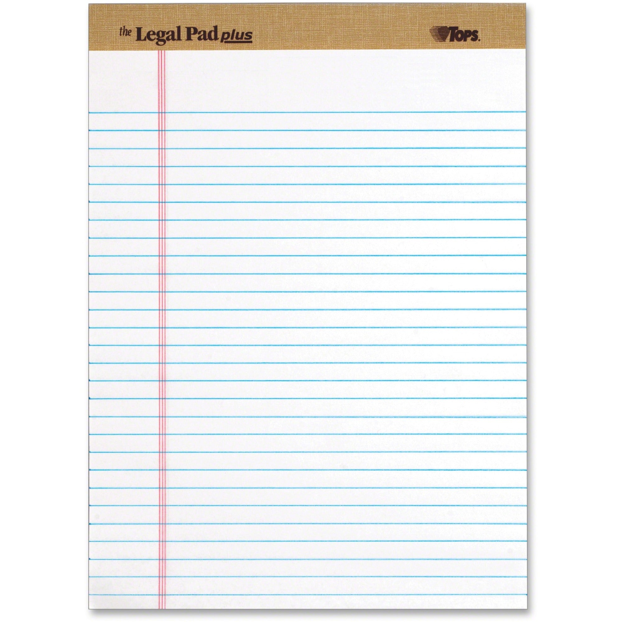 50 Sheets - Letter - 8 1/2" x 11" Sheet Size - White Paper - Perforated - 1 Dozen