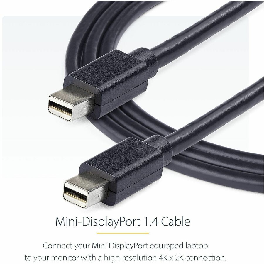 StarTech.com 6 ft Mini DisplayPort 1.2 Cable M/M - Mini DisplayPort 4k