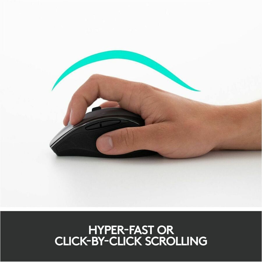 USB Wireless RF 2.40 GHz Keyboard - Black - USB Wireless RF Mouse - Optical - Scroll Wheel - Black - AA for PC - 1 Each