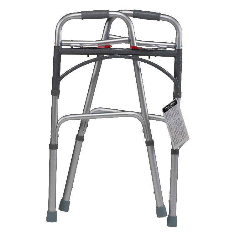 Adult Two Button Folding Walker, 32" - 39", 1/box