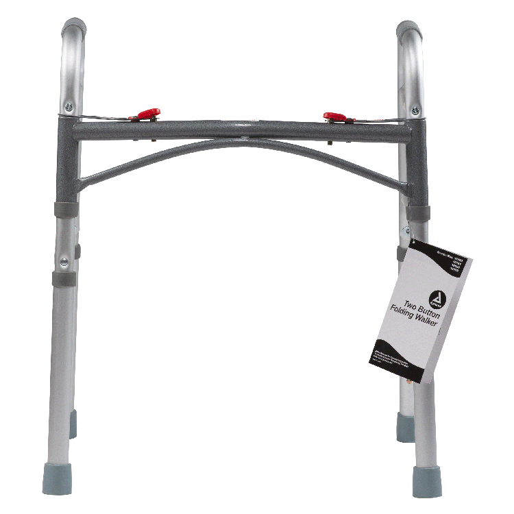 Junior Two Button Folding Walker, 25" - 32", 1pc/box, 4boxs/cs
