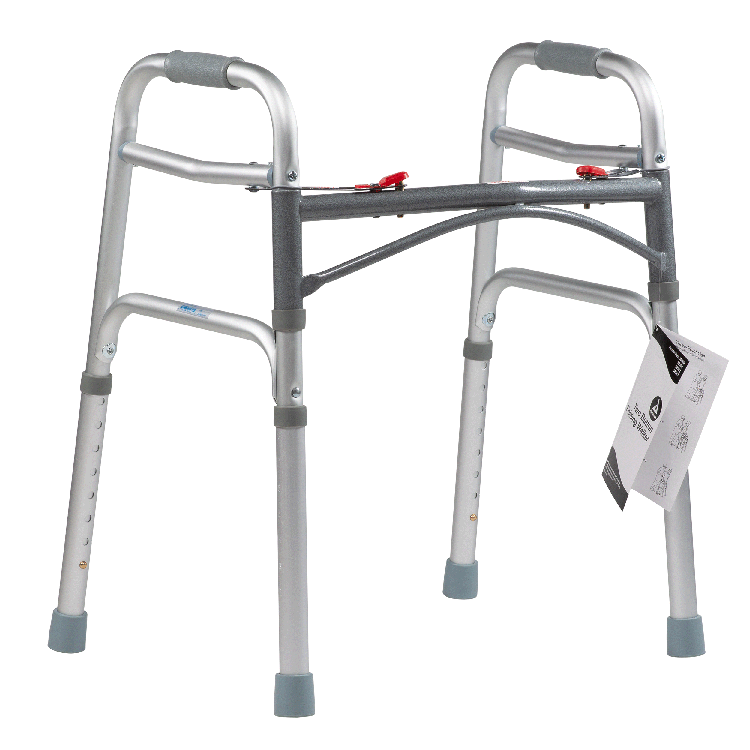 Junior Two Button Folding Walker, 25" - 32", 1/cs