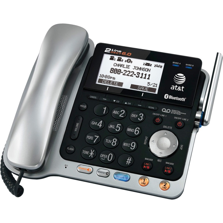 2 x Phone Line - Answering Machine - Backlight
