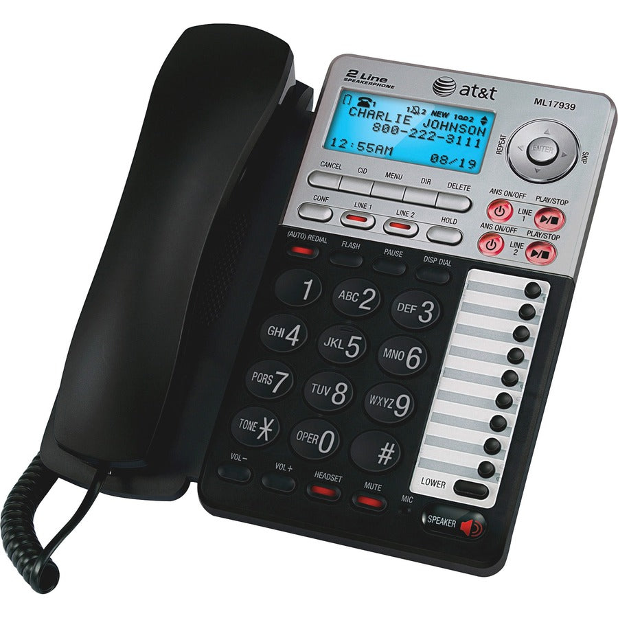 2 x Phone Line - Speakerphone - Backlight