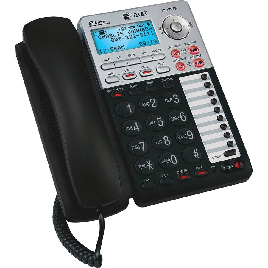 2 x Phone Line - Speakerphone - Backlight