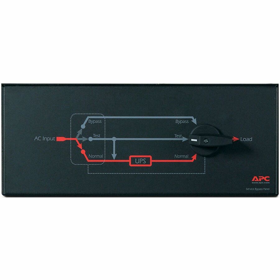 APC by Schneider Electric 19" Rack Mountable 100A Maintenance Bypass Panel - 6 x NEMA L14-30R - 20 kW - 208 V AC - 100 A, 100 A, 100 A