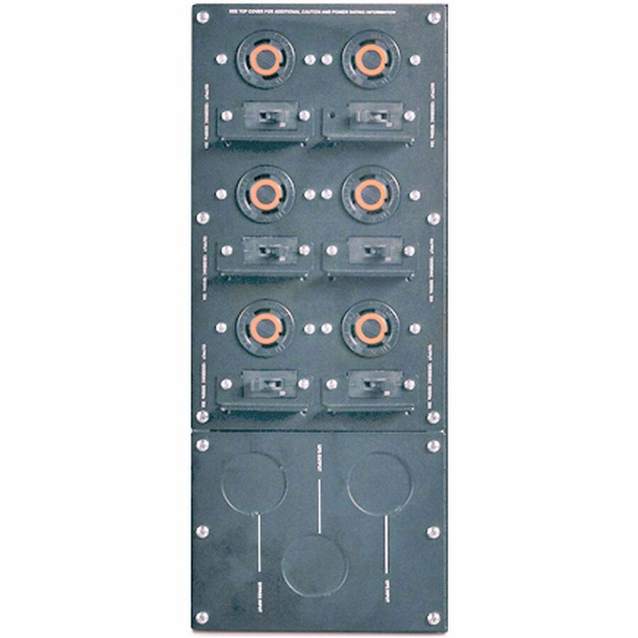 APC by Schneider Electric 19" Rack Mountable 100A Maintenance Bypass Panel - 6 x NEMA L14-30R - 20 kW - 208 V AC - 100 A, 100 A, 100 A