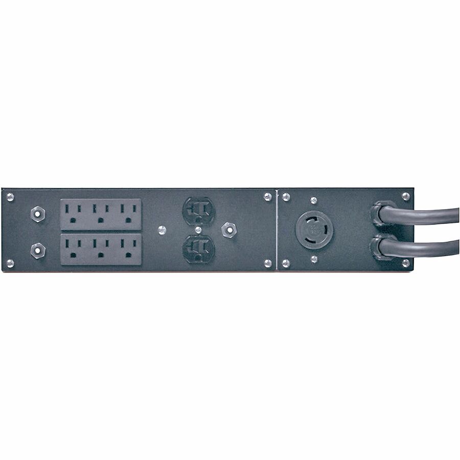 APC by Schneider Electric 19" Rack Mountable 30A Maintenance Bypass Panel - 6 x NEMA 5-15R, 2 x NEMA 5-20R - 3000 W - 100 V AC, 120 V AC - 24 A, 24 A, 30 A