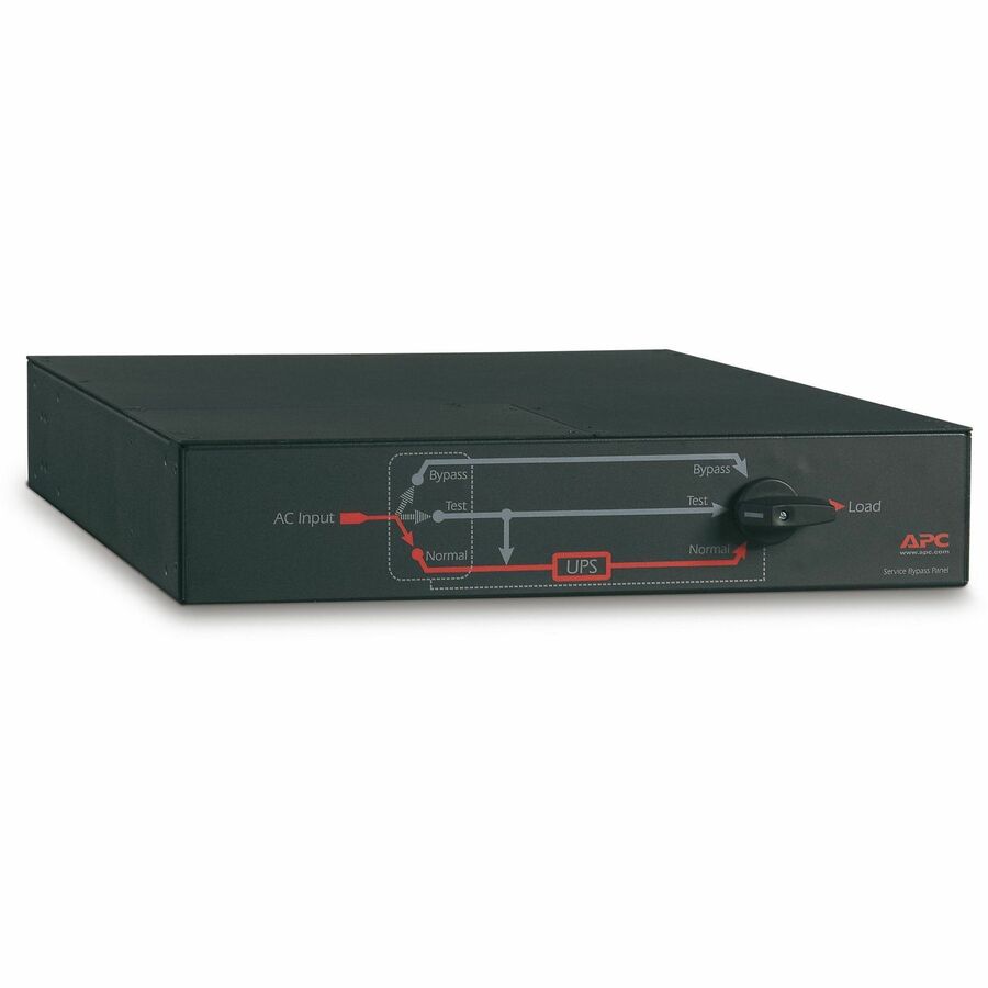 APC by Schneider Electric 19" Rack Mountable 24A Maintenance Bypass Panel - 2 x NEMA L6-20R, 2 x NEMA L6-30R - 5000 W - 200 V AC, 208 V AC - 24 A, 24 A, 24 A