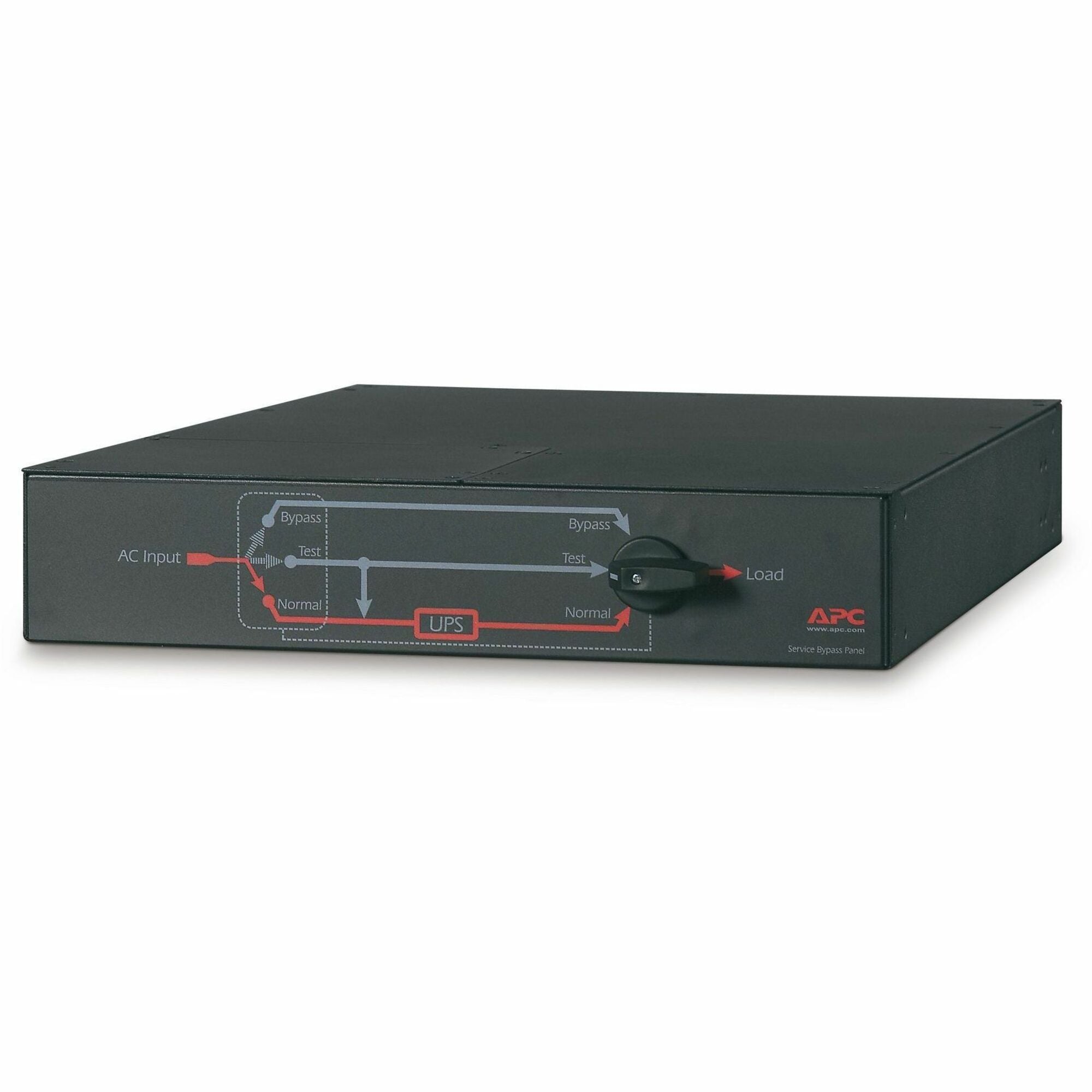 APC by Schneider Electric 19" Rack Mountable 24A Maintenance Bypass Panel - 2 x NEMA L6-20R, 2 x NEMA L6-30R - 5000 W - 200 V AC, 208 V AC - 24 A, 24 A, 24 A