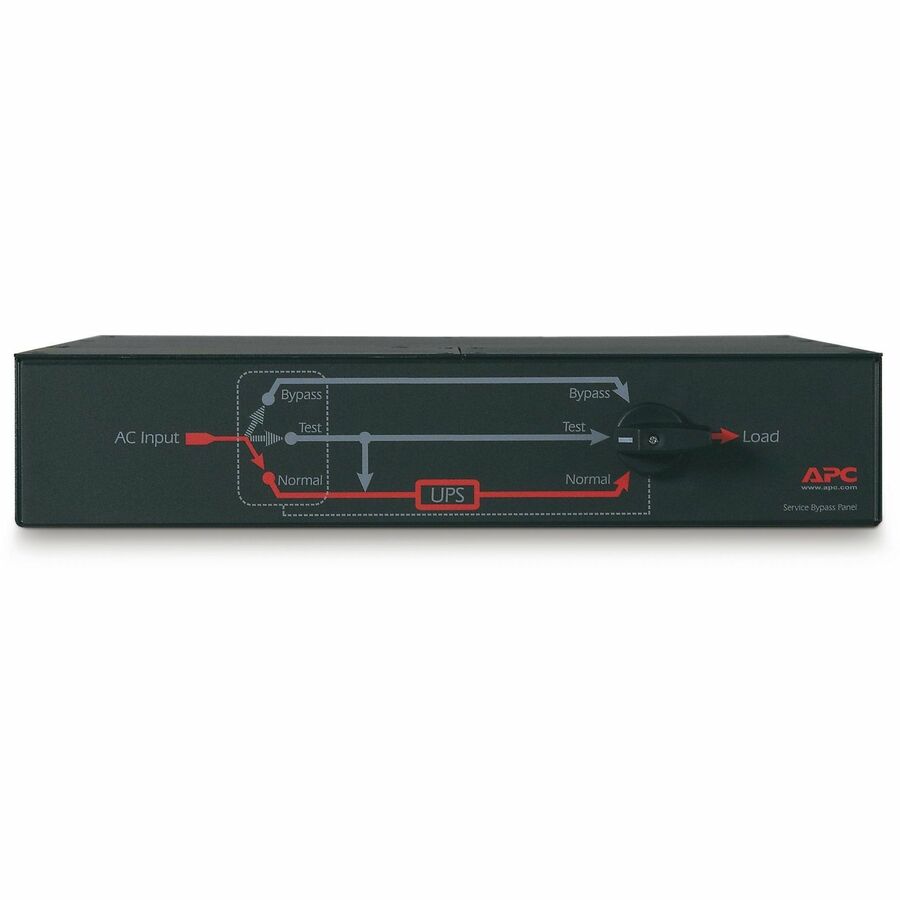 APC by Schneider Electric 19" Rack Mountable 24A Maintenance Bypass Panel - 2 x NEMA L6-20R, 2 x NEMA L6-30R - 5000 W - 200 V AC, 208 V AC - 24 A, 24 A, 24 A