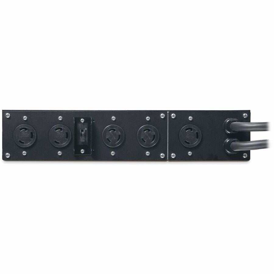 APC by Schneider Electric 19" Rack Mountable 24A Maintenance Bypass Panel - 2 x NEMA L6-20R, 2 x NEMA L6-30R - 5000 W - 200 V AC, 208 V AC - 24 A, 24 A, 24 A