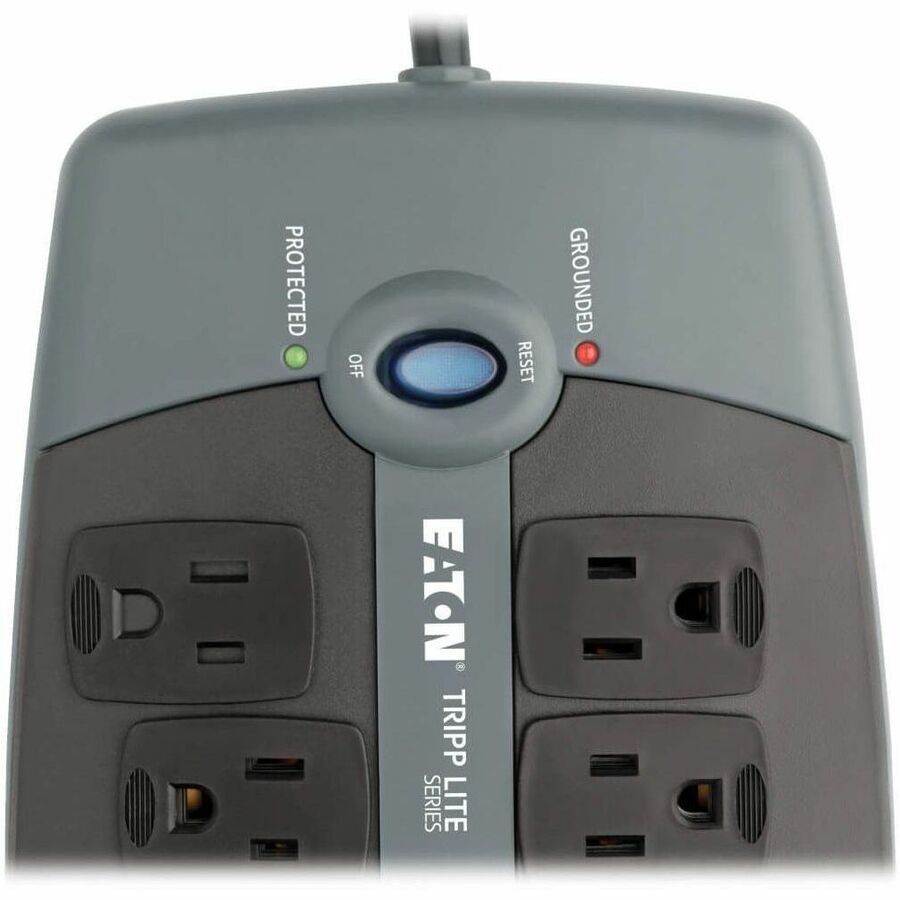 Silver - NEMA 5-15P - 10 x NEMA 5-15R - 1800 VA - 2395 J - 120 V AC Input - 120 V AC Output - Fax/Modem/Phone - 8 ft