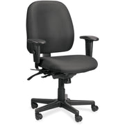 Eurotech 49802A Multifunction Task Chair - Black Seat Color - Foam Seat Material - Foam Back Material - 5-star Base - 1 Each