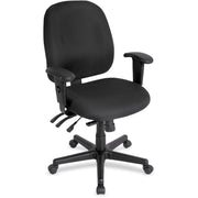 Eurotech 498SL Task Chair - Black Seat Color - 5-star Base - 1 Each