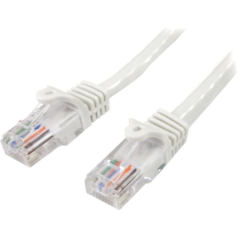StarTech.com 7 ft White Snagless Cat5e UTP Patch Cable