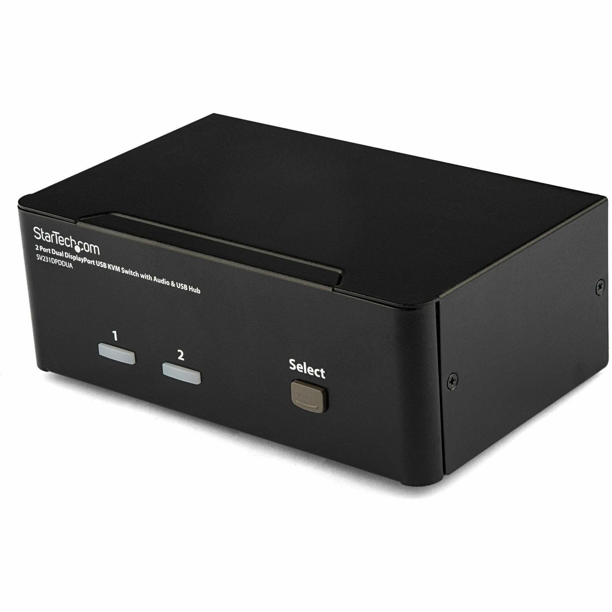 StarTech.com 2-port Dual Display DisplayPort KVM