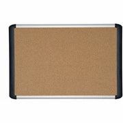 48" Board Height x 72" Board Width - Cork Cork Surface - Self-healing - Aluminum Frame - 1 Each