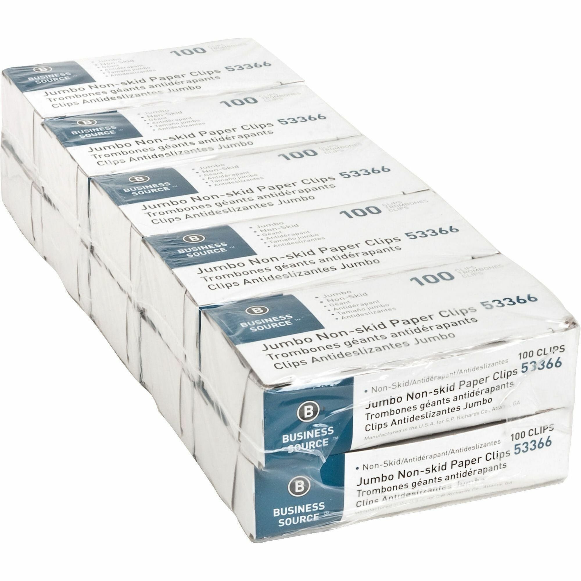Jumbo - Silver - Steel - 100/Box - 10 / Pack