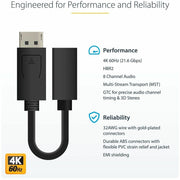 StarTech.com 6in DisplayPort to Mini DisplayPort Cable Adapter