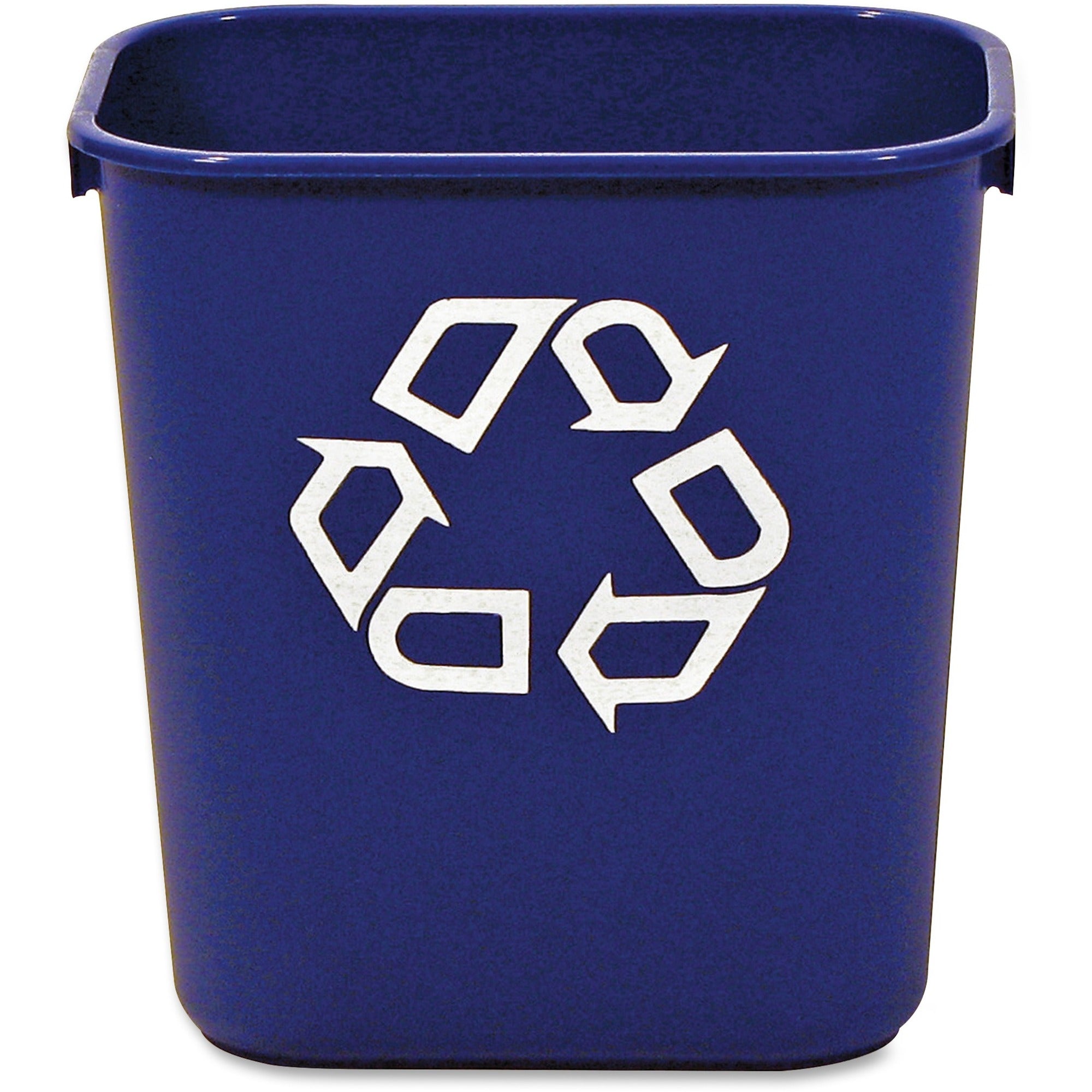 3.25 gal Capacity - Rectangular - Compact, Durable - 12.1" Height x 8.2" Width x 11.4" Depth - Resin - Blue - 1 Each