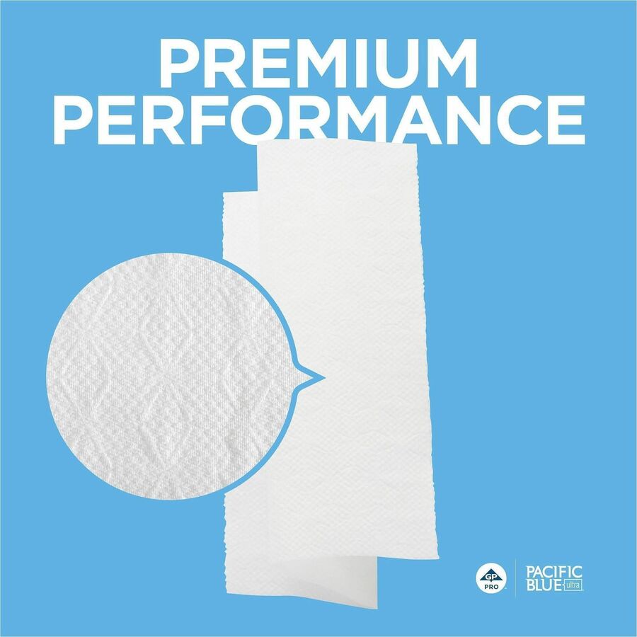 1 Ply - 10.20" Width x 10.80" Length - White - Paper - 220/Pack - 10 / Carton