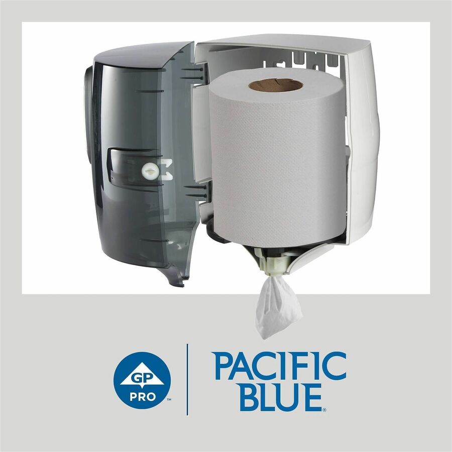 2 Ply - 8.25" Width x 12" Length - 520 Sheets/Roll - White - Paper - 6 / Carton