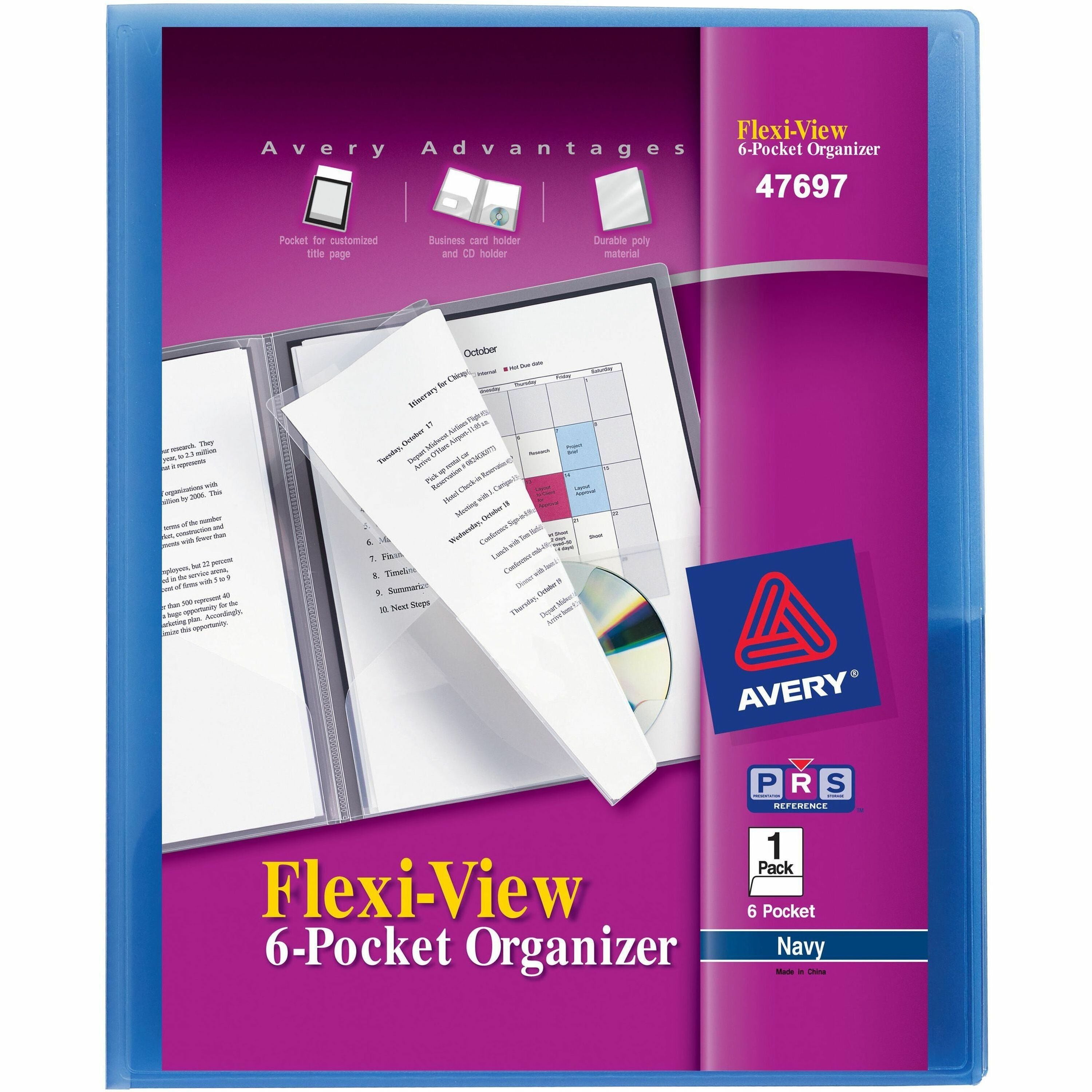 Avery&reg; Flexi-View 47697 Letter Organizer Folder