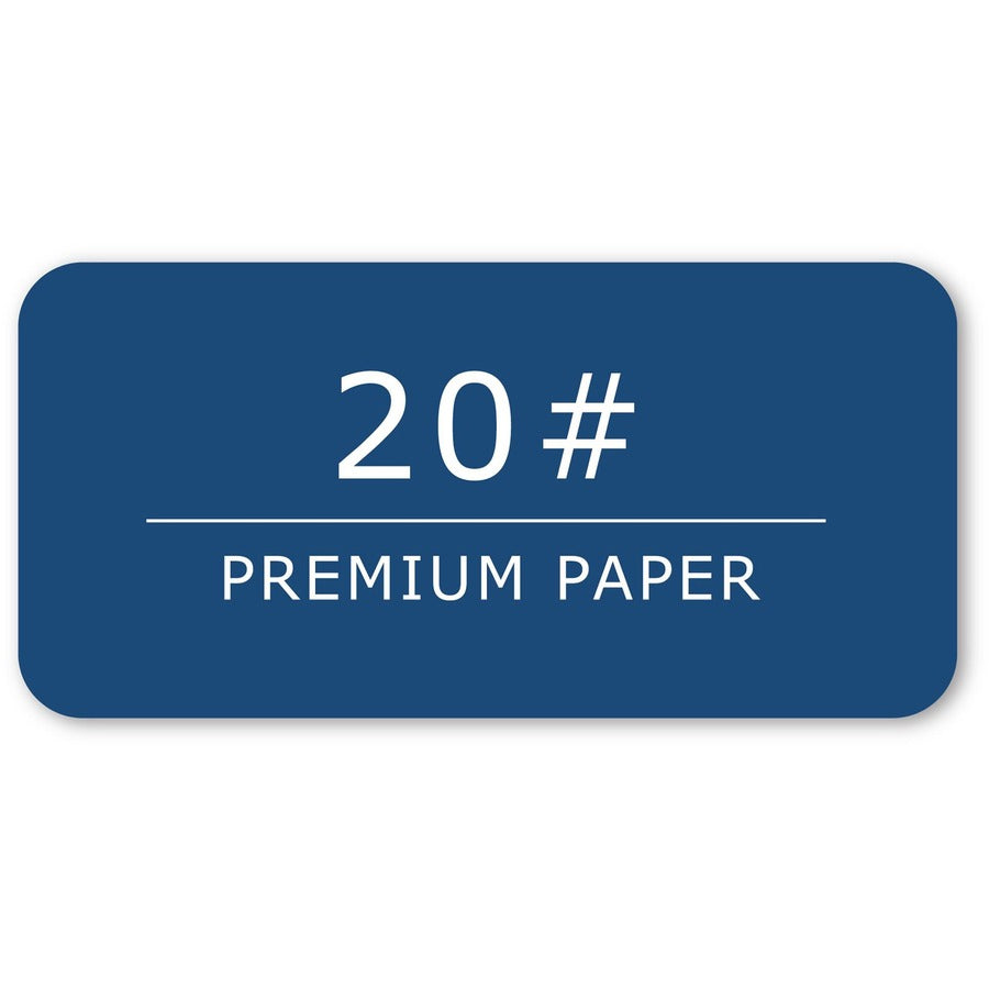 Roaring Spring 5x5 Grid Engineering Pad, 100 Sheets, 200 Pages, 11" x 8.5", Buff Paper, 3-Hole Punched, Glued Binding, Quad Ruled, 20 lb, 75 g/m², 1 Each