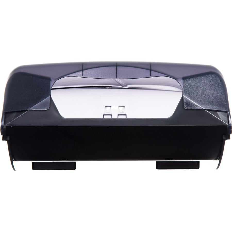 C Fold, Multifold, Touchless Dispenser - 450 x C Fold, 750 x Multifold - 18.7" Height x 11.7" Width x 6.3" Depth - Plastic - Black - Transparent, Touch-free, Durable, Impact Resistant - 1 Each