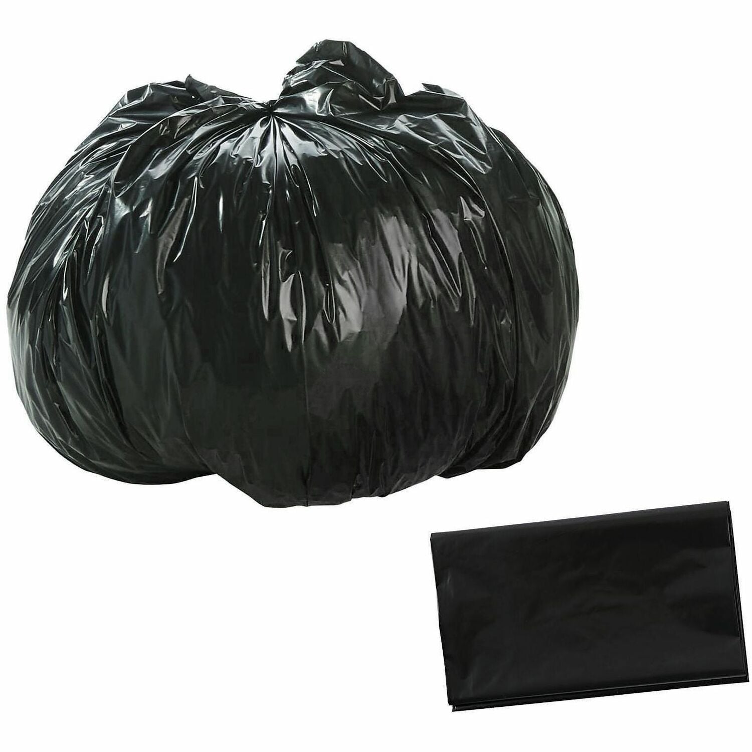 Stout Recycled Content Trash Bags - 10 gal/55 lb Capacity - 24" Length x 24" Width x 1 mil (25 Micron) Thickness - Brown - Resin - Recycled - 250 / Carton