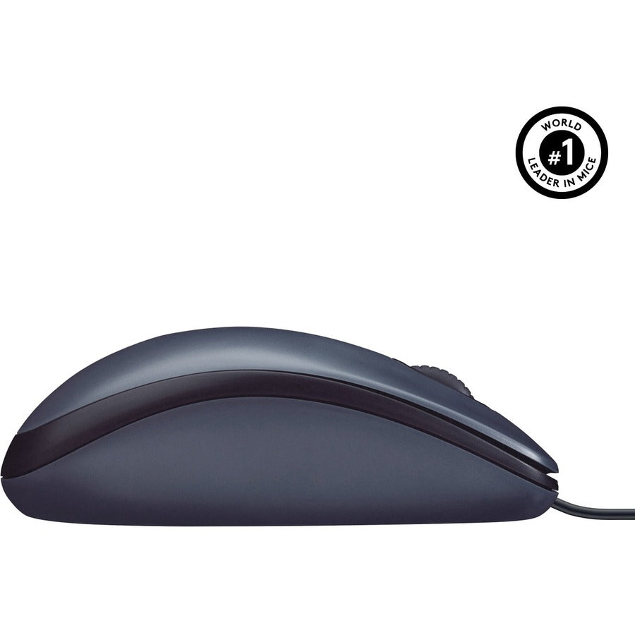 Optical - Cable - Black - USB - 800 dpi - Scroll Wheel - 3 Button(s) - Symmetrical - 1 Each