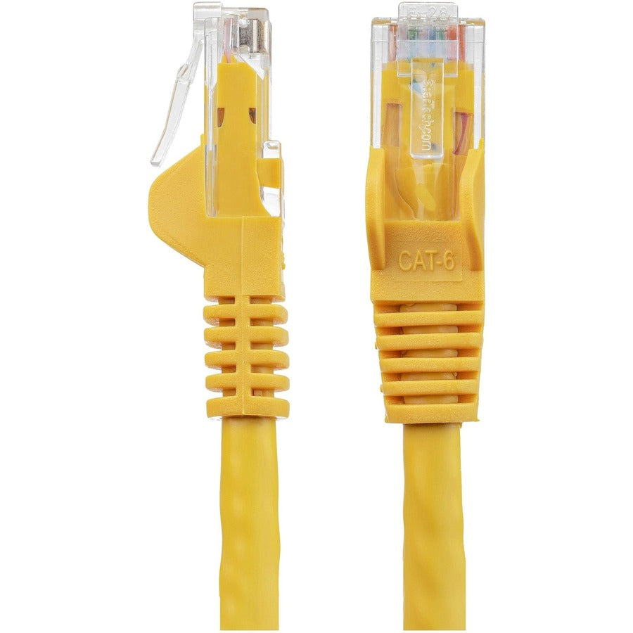 StarTech.com 10 ft Yellow Snagless Cat6 UTP Patch Cable