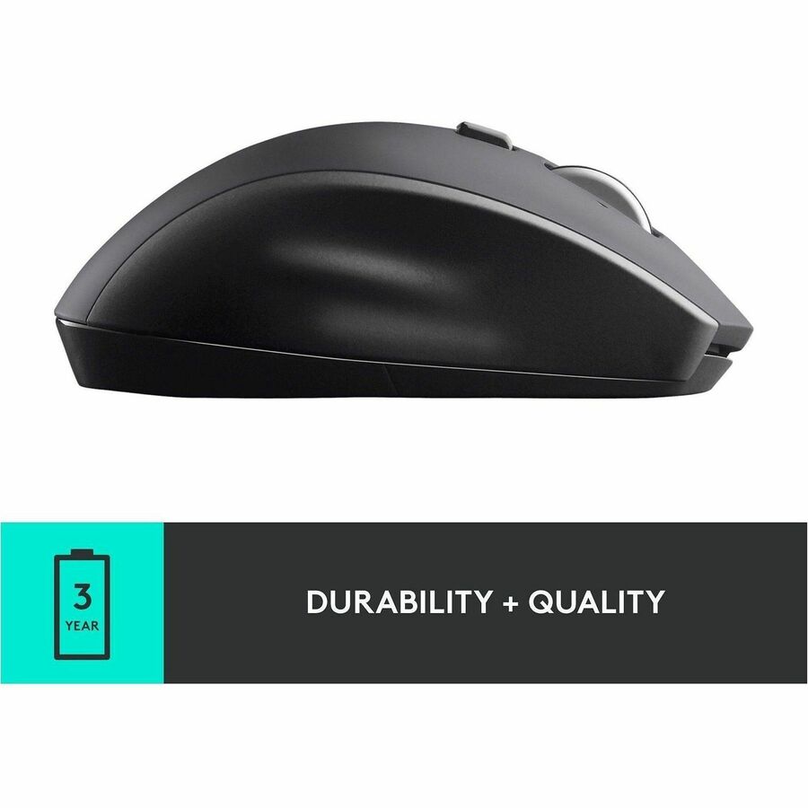 Laser - Wireless - 32.81 ft - 2.40 GHz - Silver - USB - 1000 dpi - Scroll Wheel - 8 Button(s) - Right-handed - 2 x AA Battery Supported - 1 Each