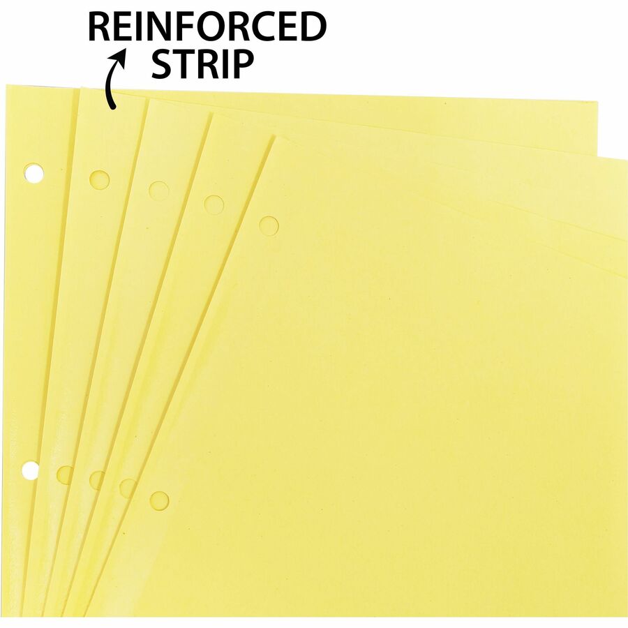 Business Source Insertable Tab Ring Binder Indexes - 8 Blank Tab(s) - 1.50" Tab Width - 8.5" Divider Width x 11" Divider Length - Letter - 3 Hole Punched - Multicolor Tab(s) - Tear Resistant, Punched, Insertable, Reinforced Edges - 1 Set