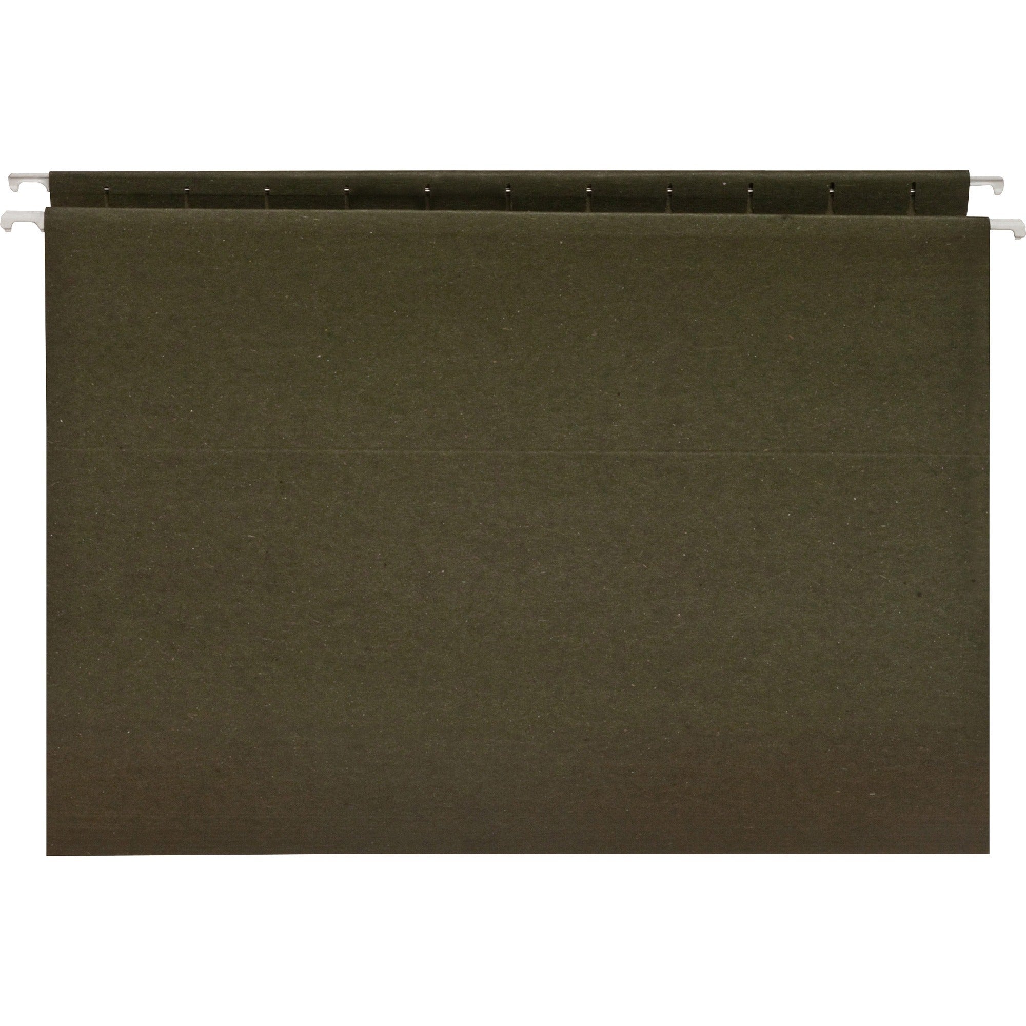 8 1/2" x 11" - 11 pt. - Green - 100% Recycled - 25 / Box