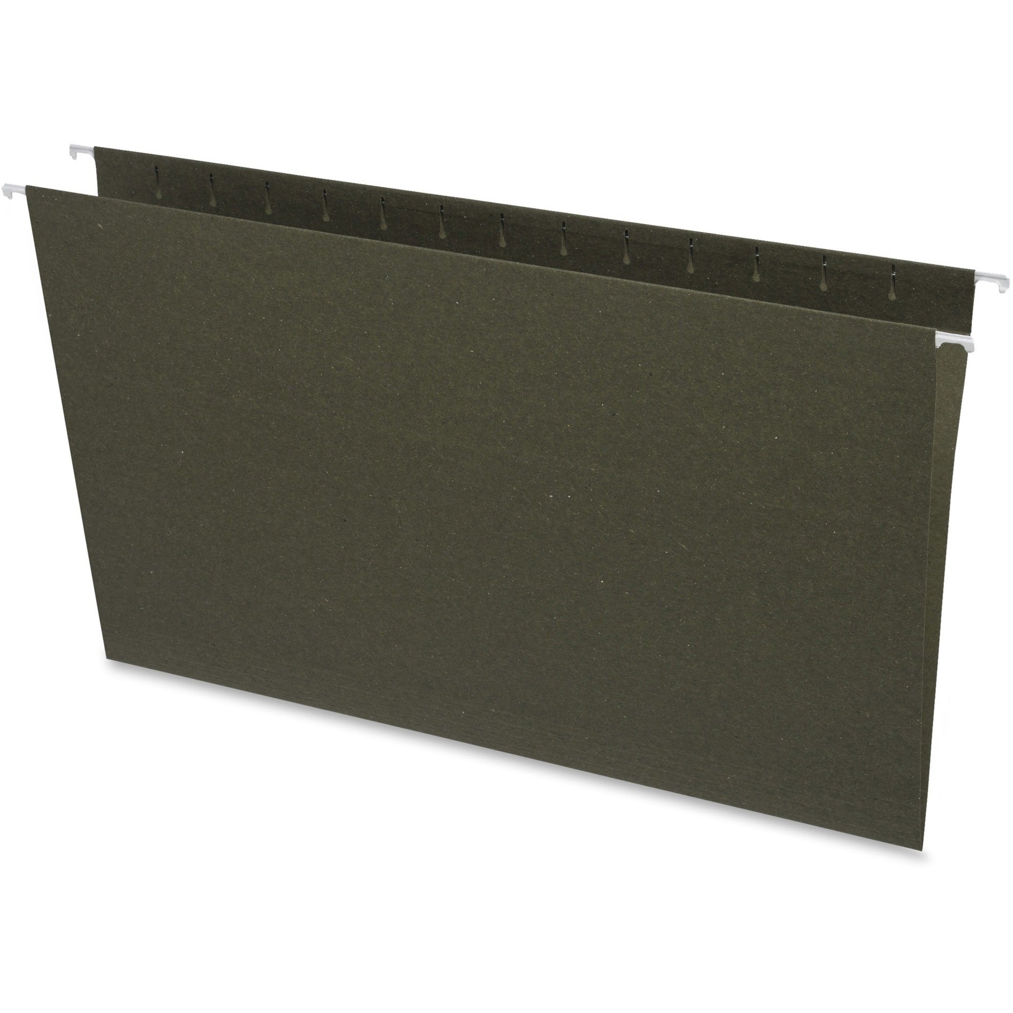 8 1/2" x 14" - 11 pt. - Green - 100% Recycled - 25 / Box