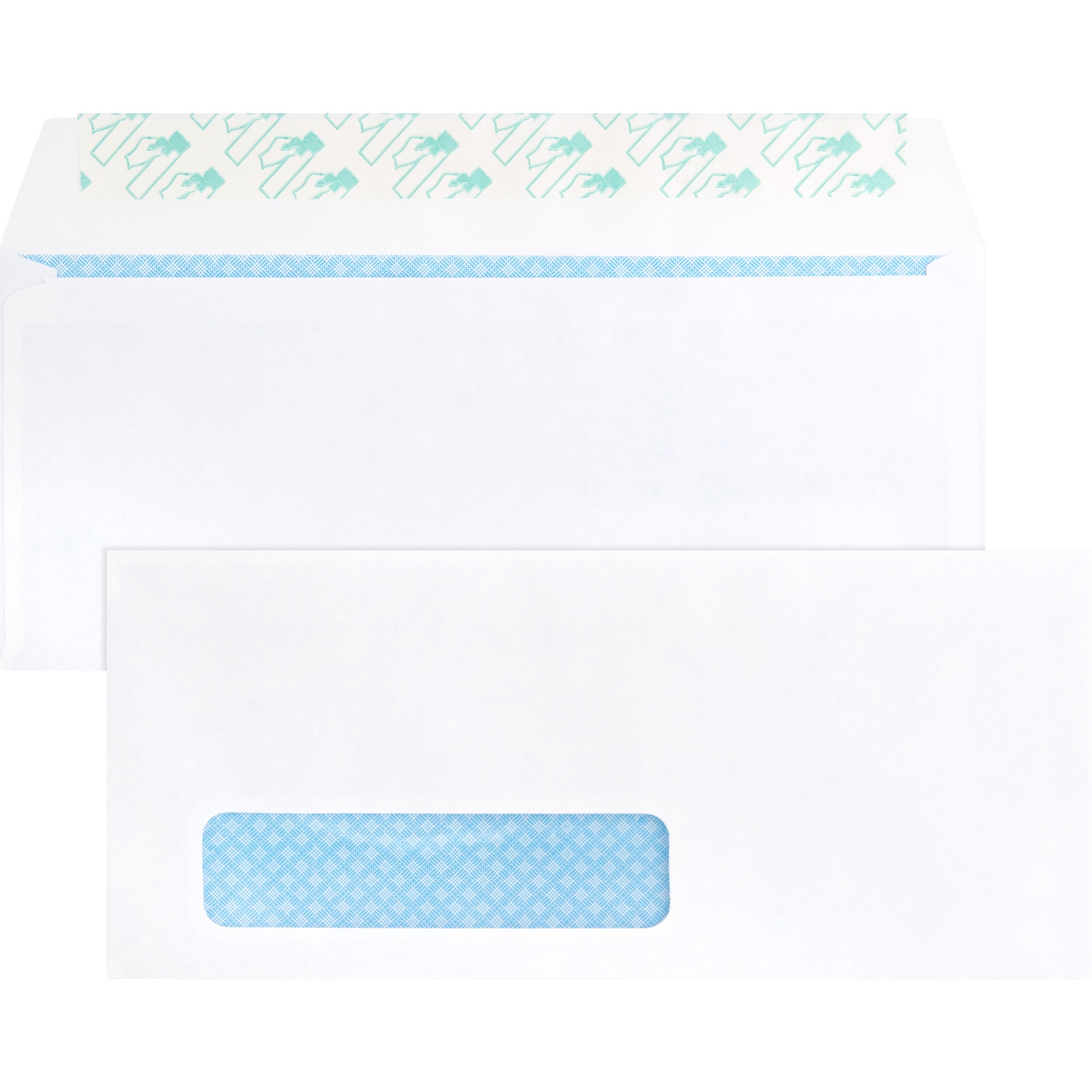 Business - #10 - 9 1/2" Width x 4 1/8" Length - Peel & Seal - White - Wove - 500 / Box