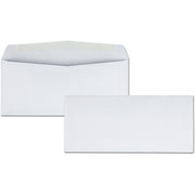 Commercial - #10 - 4 1/8" Width x 9 1/2" Length - 24 lb - Gummed - White - Wove - 500 / Box