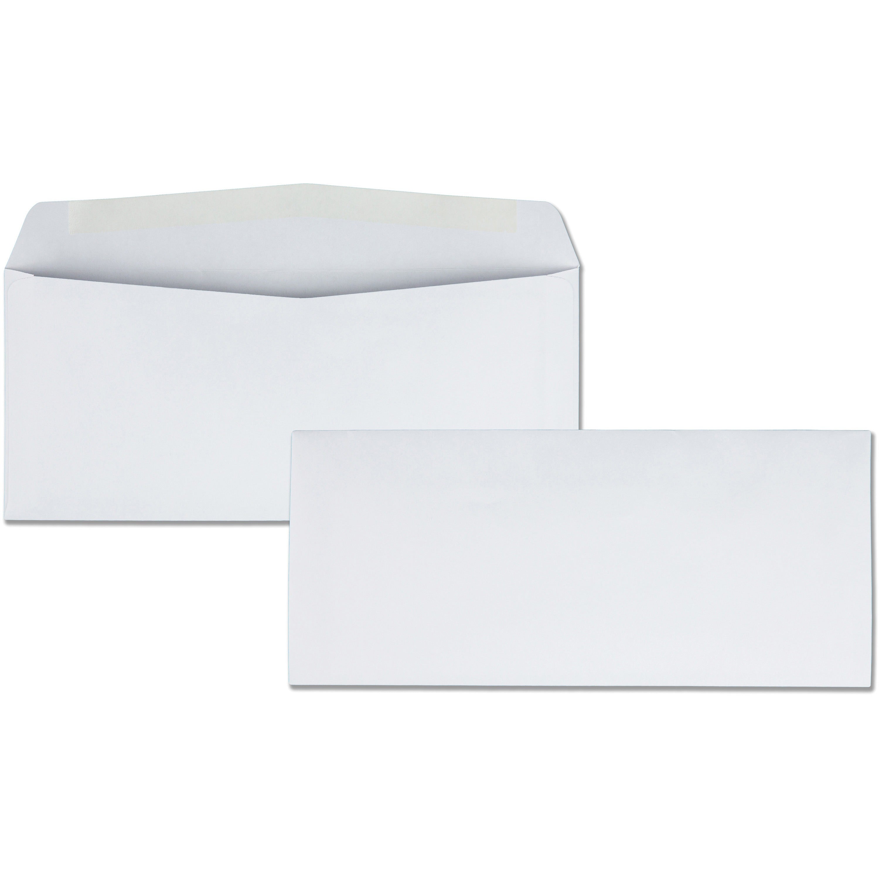 Commercial - #10 - 4 1/8" Width x 9 1/2" Length - 24 lb - Gummed - White - Wove - 500 / Box