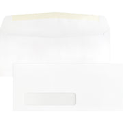 Single Window - #10 - 9 1/2" Width x 4 1/8" Length - 24 lb - White - 500 / Box