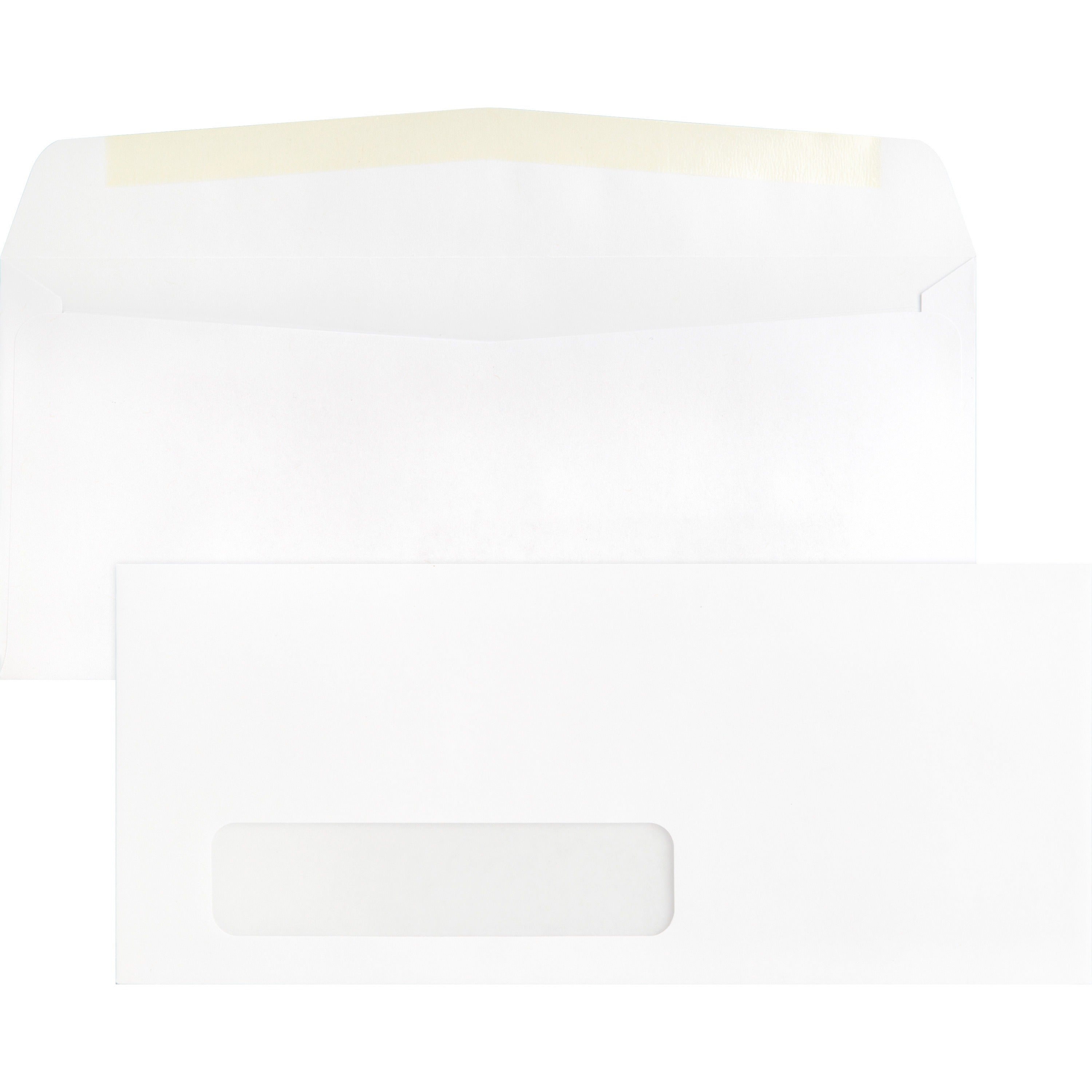Single Window - #10 - 9 1/2" Width x 4 1/8" Length - 24 lb - White - 500 / Box