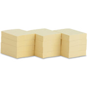 Business Source Yellow Repositionable Adhesive Notes - 1 7/8" Flag/Note Width x 1 3/8" Flag/Note Length - Rectangle - Yellow - Repositionable, Solvent-free Adhesive - 1 Pack