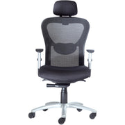 9 to 5 Seating Strata 1580 High-Back Mesh Task Chair with Headrest - Plum Seat Color - Polyester Seat Material - Acrylic Back Material - 5-star Base - 1 Each