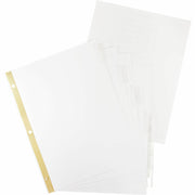 Business Source Tear-resistant Clear Tab Index Dividers - 8 Tab(s) - 8.5" Divider Width x 11" Divider Length - Letter - White Divider - Clear Tab(s) - 100% Recycled - Tear Resistant - 1 Set