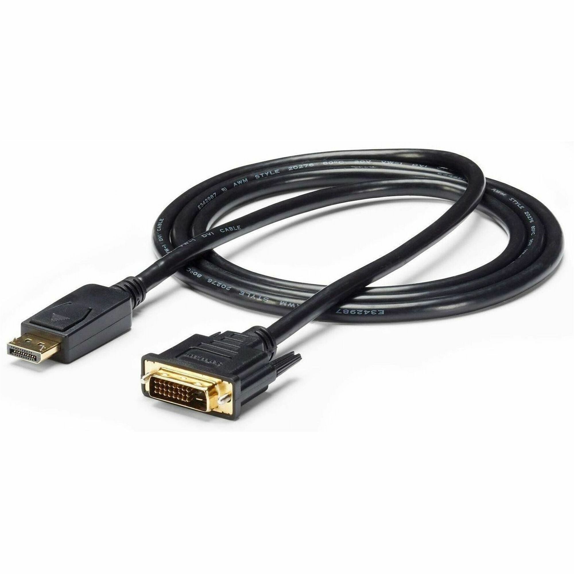 StarTech.com 6 ft DisplayPort to DVI Cable - M/M