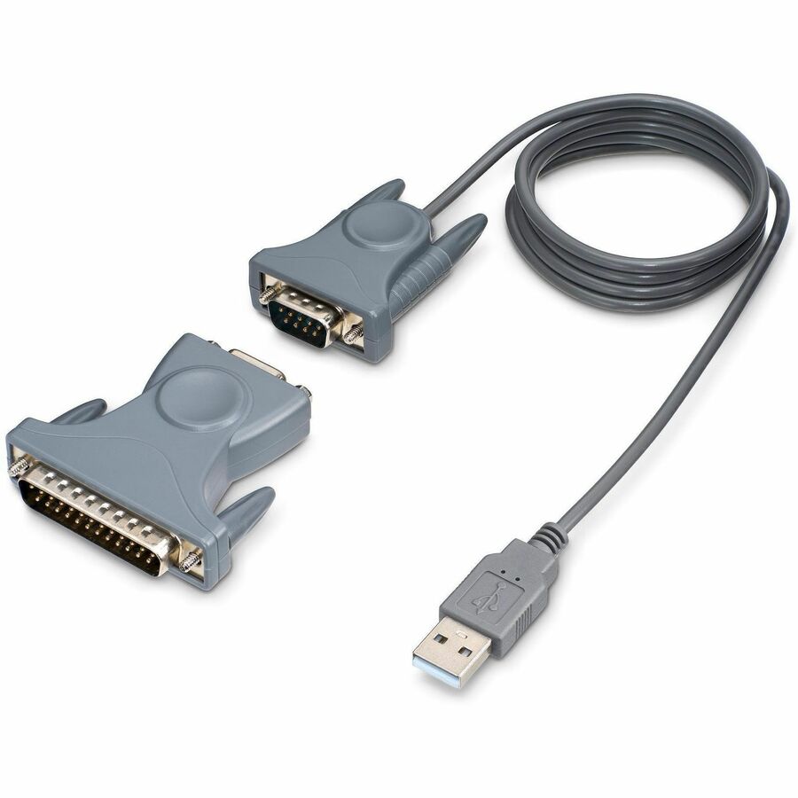 StarTech.com USB to RS232 DB9/DB25 Serial Adapter Cable - M/M