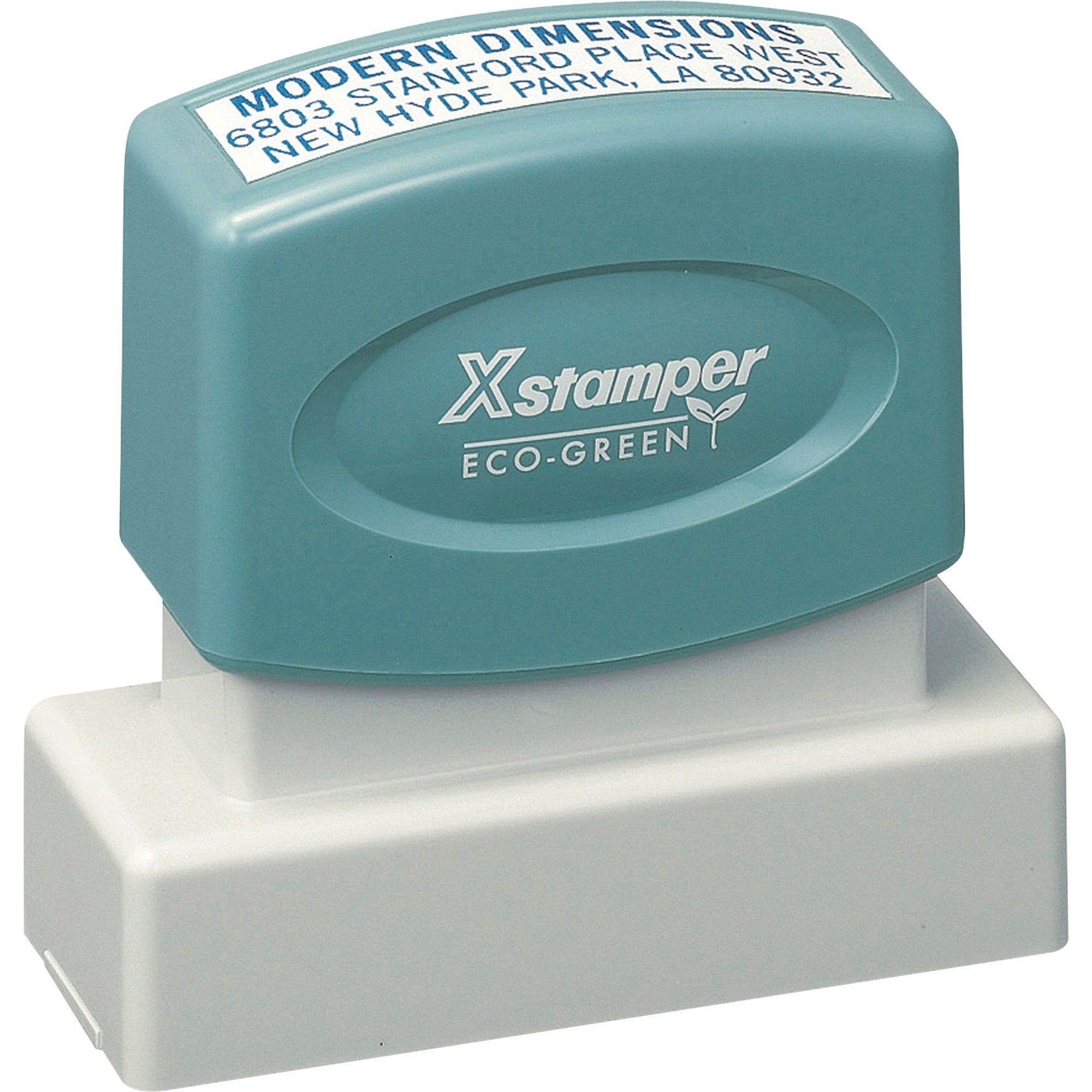Message Stamp - 0.59" Impression Width x 2.01" Impression Length - 50000 Impression(s) - Recycled - 1 Each